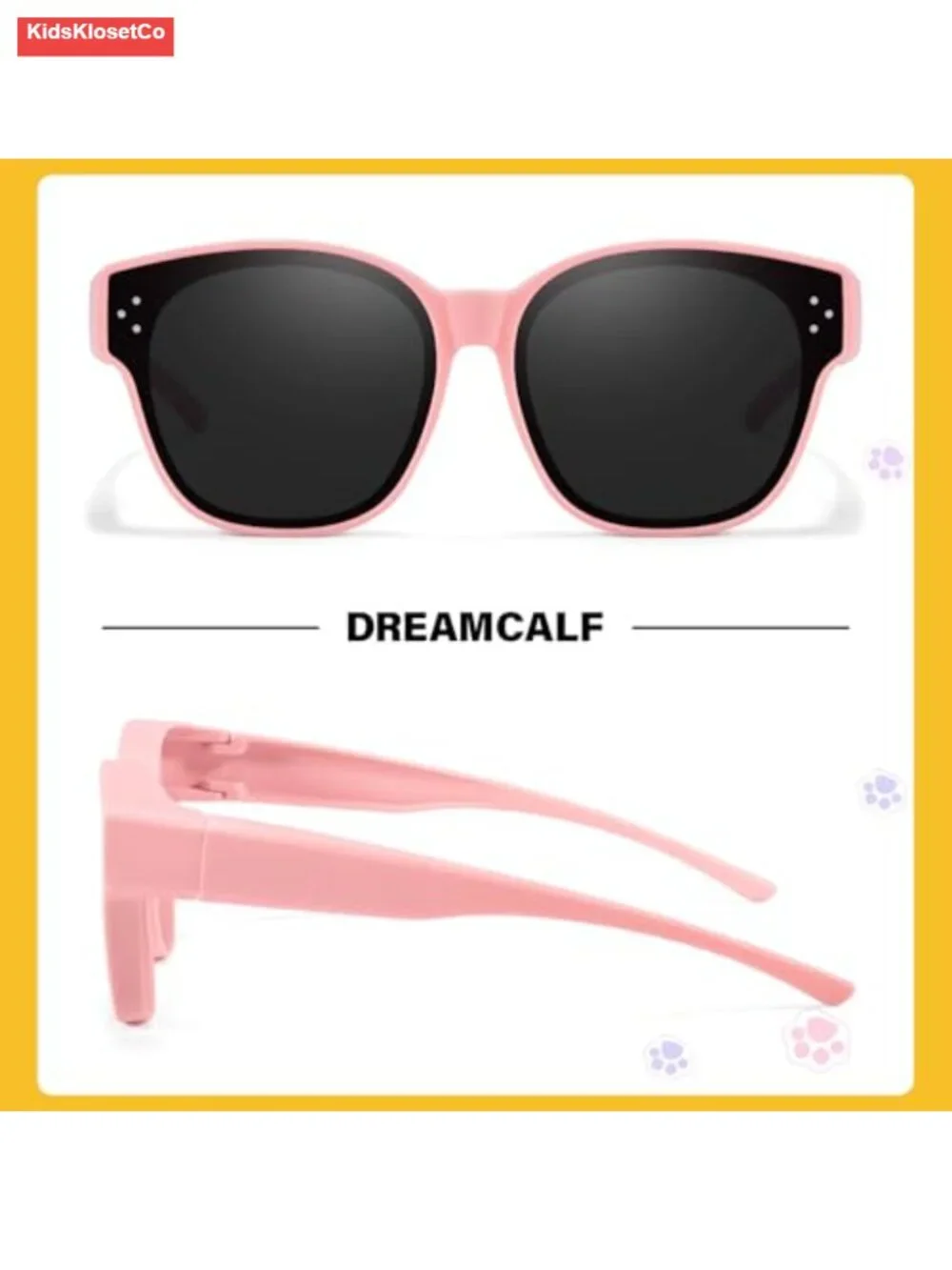 Kids Polarized Sunglasses Fit Over Glasses UV400 Protection for Ages 6-12